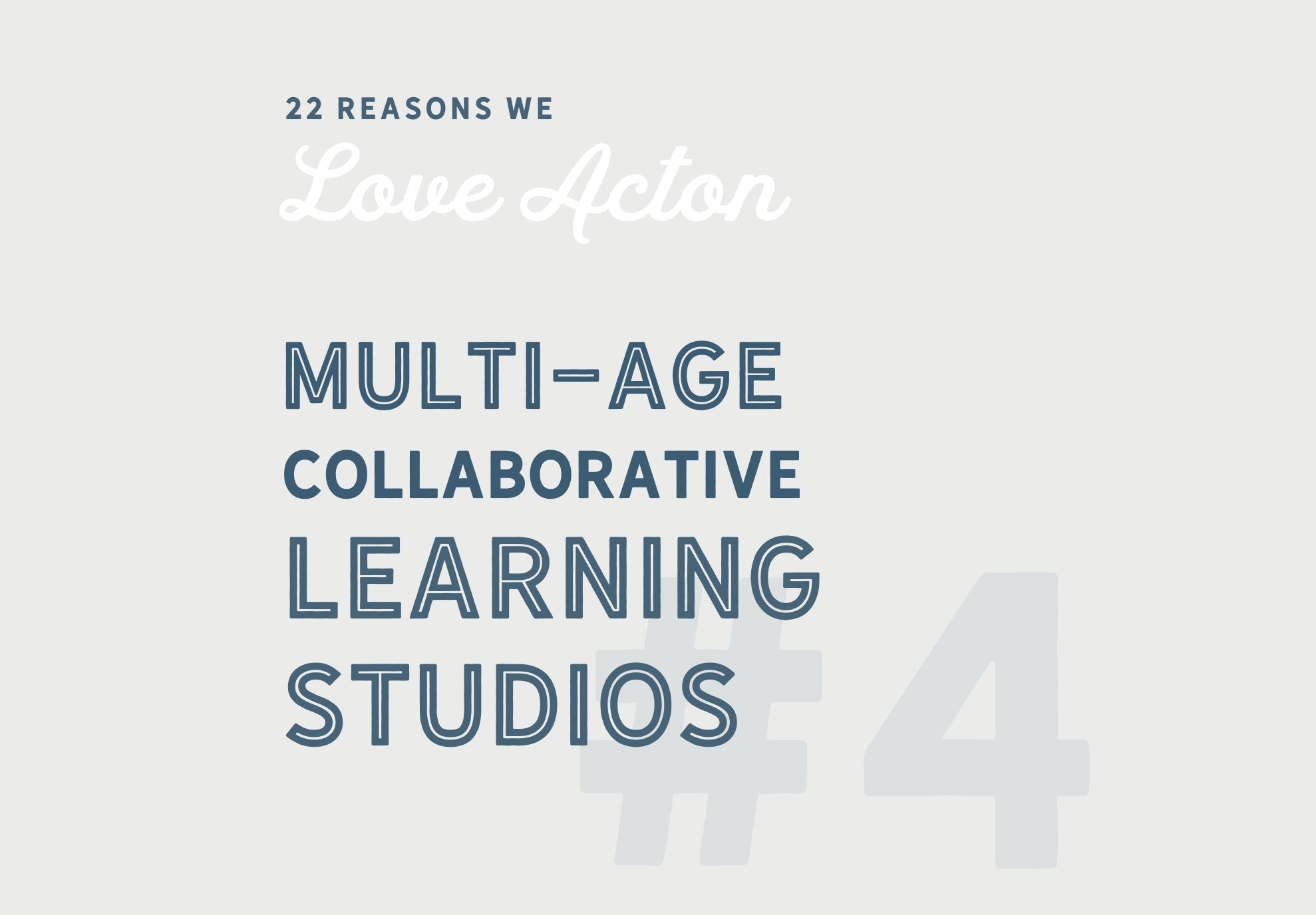 #4 Multi-Age Collaborative Learning Studio